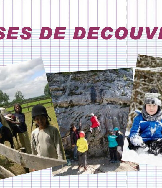 Catalogue CLASSES DE DECOUVERTE 2020
