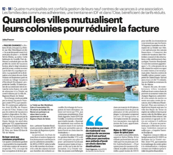 Quand les villes mutualisent leurs colonies pour réduire la facture